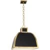 Robert Abbey Ranger Pendant Matte Black And Modern Brass 1 Robert Abbey Ranger Pendant Matte Black And Modern Brass