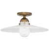 Robert Abbey New Arrivals Rico Espinet Arial Flushmount Warm Brass