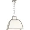 Robert Abbey New Arrivals Ranger Pendant White And Polished Nickel 2 Robert Abbey New Arrivals Ranger Pendant White And Polished Nickel
