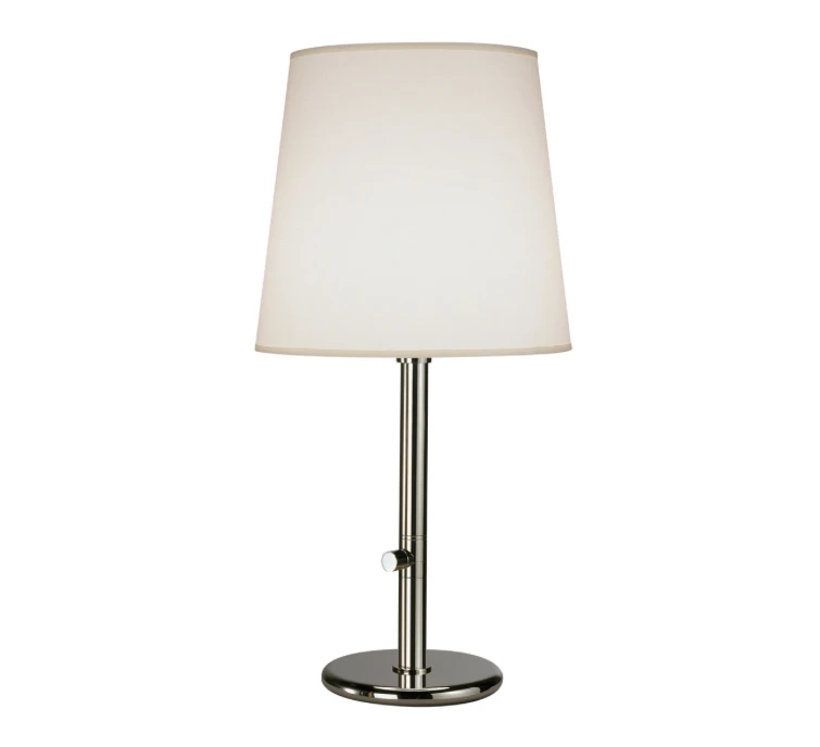Robert Abbey New Arrivals Rico Espinet Buster Table Lamp Nickel 3 Robert Abbey New Arrivals Rico Espinet Buster Table Lamp Nickel