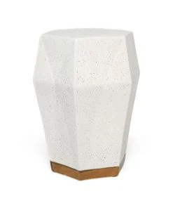 Made Goods New Arrivals Shelby Stool White Ceramic