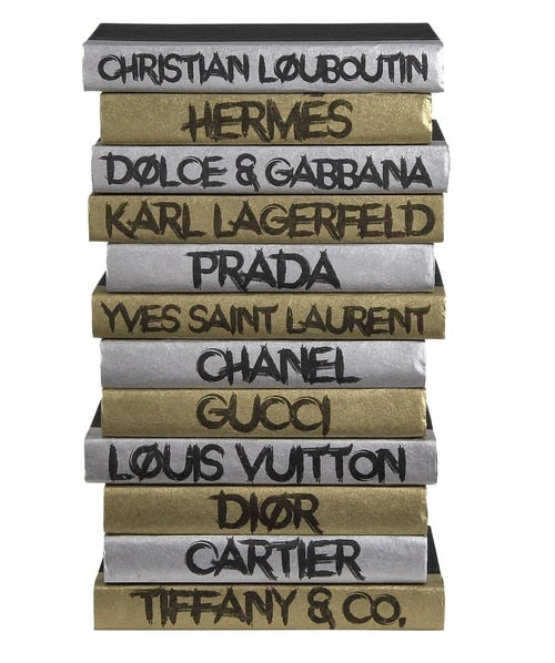 E Lawrence Street Script Gold And Silver Book Set New Arrivals