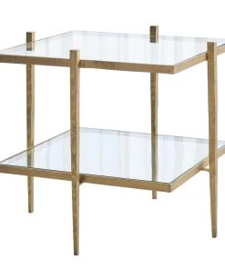 Studio A New Arrivals Laforge End Table Antique Gold