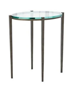 Studio A Petite Oval Accent Table Natural Iron New Arrivals