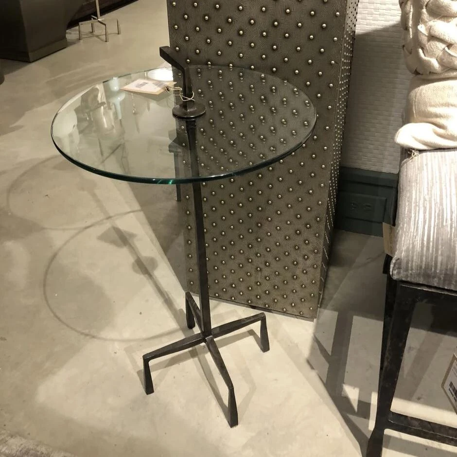 Studio A New Arrivals Quad Pod Accent Table Natural Iron 4 Studio A New Arrivals Quad Pod Accent Table Natural Iron