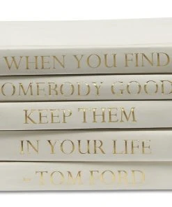 E Lawrence Tom Ford Book Stack Ivory New Arrivals