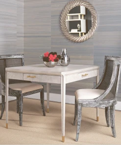 Bungalow 5 Bertram Game Table Grey Cerused Oak New Arrivals