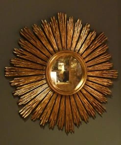 Worlds Away New Arrivals Margeaux Mirror Gold Leaf