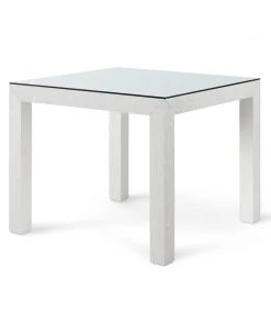 Bungalow 5 New Arrivals Valentina Grasscloth Game Table White