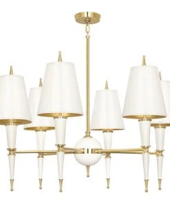 Jonathan Adler Versailles Chandelier White
