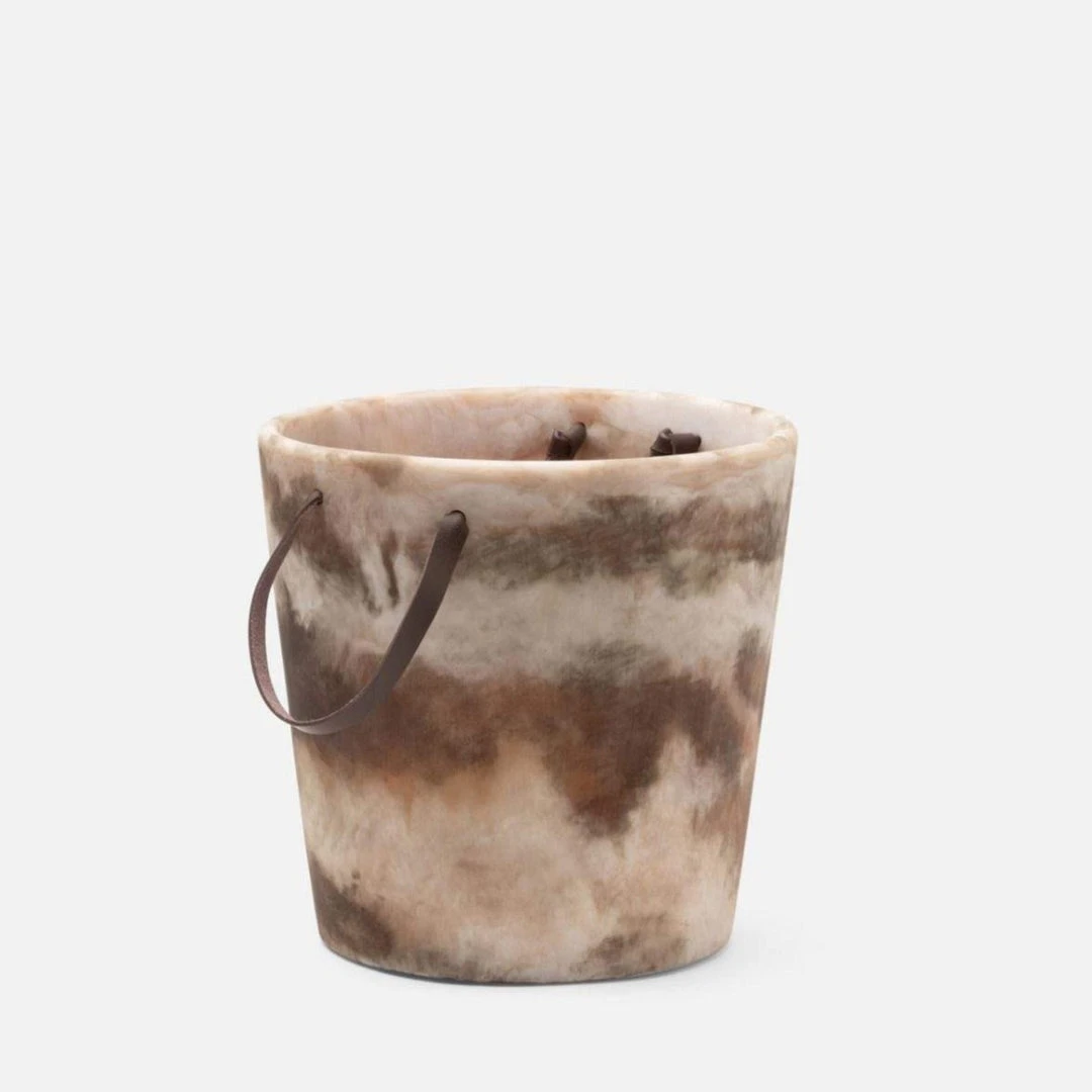 Blue Pheasant New Arrivals Wesley Brown Swirled Ice Bucket 5 Blue Pheasant New Arrivals Wesley Brown Swirled Ice Bucket