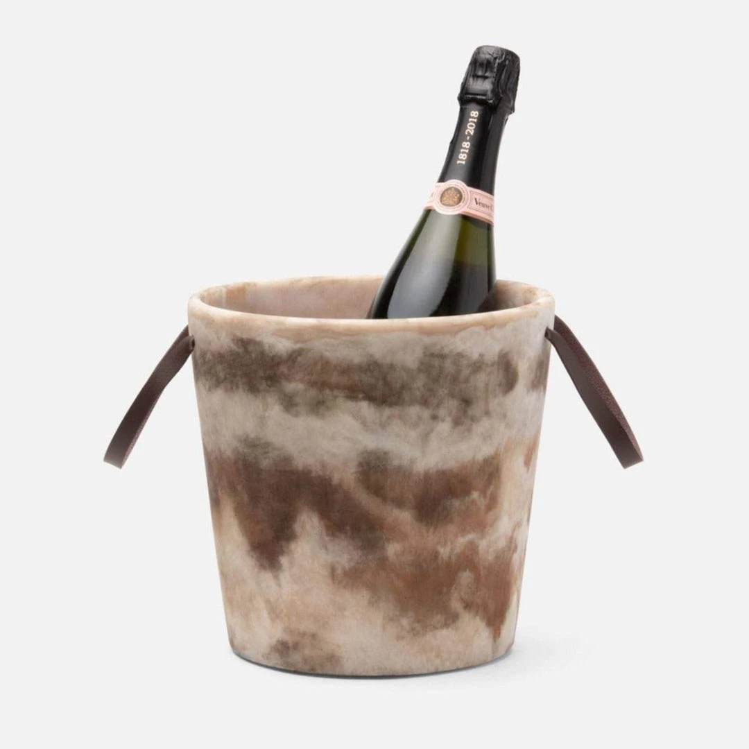 Blue Pheasant New Arrivals Wesley Brown Swirled Ice Bucket 3 Blue Pheasant New Arrivals Wesley Brown Swirled Ice Bucket