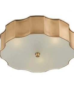 Currey And Company Wexford Flush Mount Brass 12 Currey And Company Wexford Flush Mount Brass