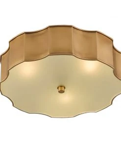 Currey And Company Wexford Flush Mount Brass 13 Currey And Company Wexford Flush Mount Brass