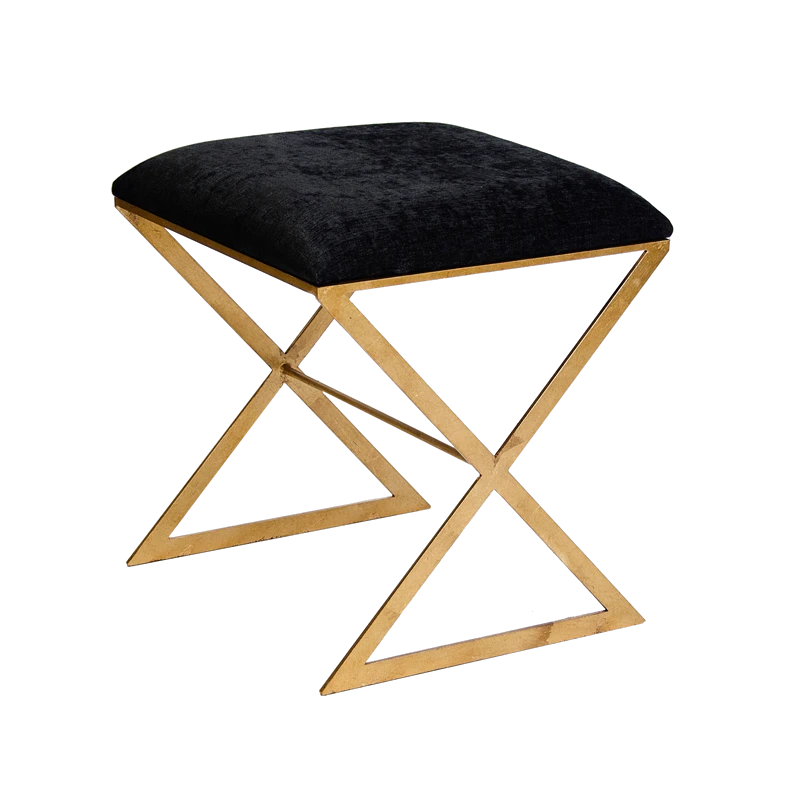 Worlds Away New Arrivals X Side Table Gold And Black 3 Worlds Away New Arrivals X Side Table Gold And Black