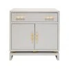 Worlds Away Marcus Cabinet Gray Lacquer New Arrivals