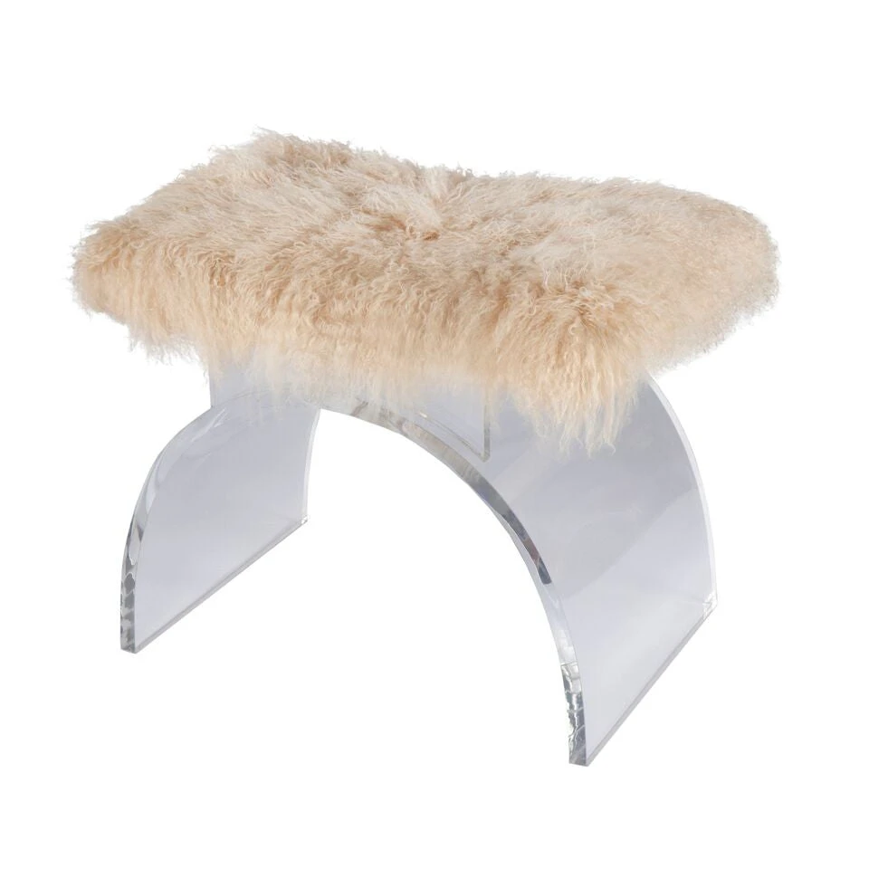 Worlds Away Marlowe Stool Fur New Arrivals 3 Worlds Away Marlowe Stool Fur New Arrivals