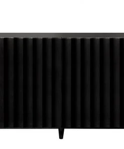 Worlds Away New Arrivals Odette Cabinet Black Lacquer