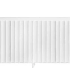 Worlds Away Odette Cabinet White Lacquer