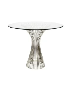 Worlds Away Powell Side Table Stainless Steel New Arrivals