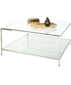 Worlds Away Quadro Coffee Table Nickel New Arrivals