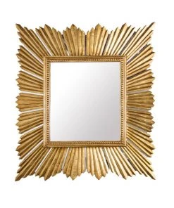 Worlds Away Raymond Gold Leaf Mirror New Arrivals