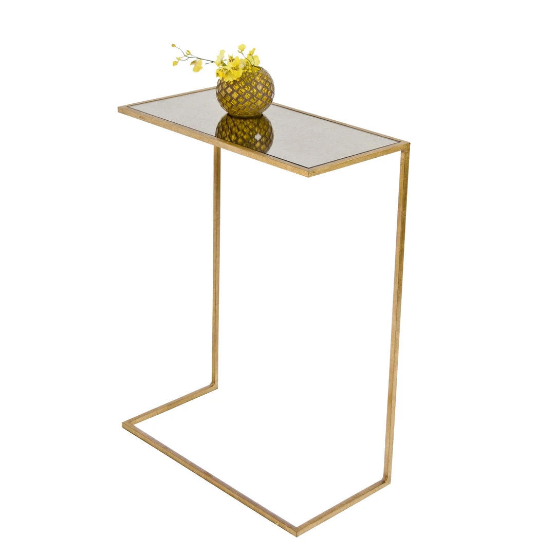 Worlds Away Rico Cigar Side Table Gold Leaf 3 Worlds Away Rico Cigar Side Table Gold Leaf
