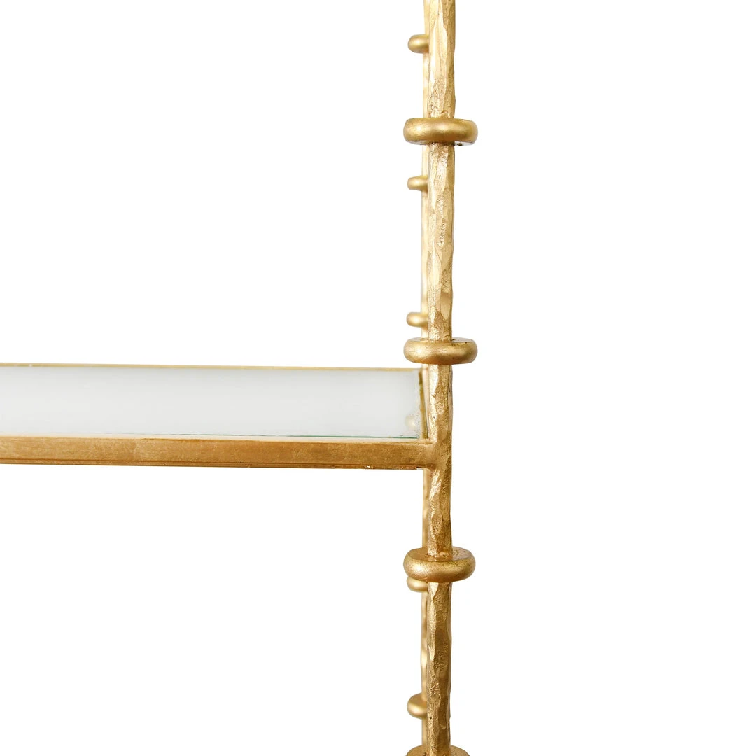 Worlds Away Addie Etagere Gold Leaf 6 Worlds Away Addie Etagere Gold Leaf