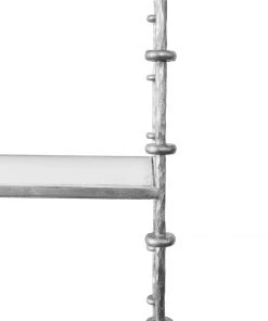 Worlds Away Addie Etagere Silver Leaf 8 Worlds Away Addie Etagere Silver Leaf