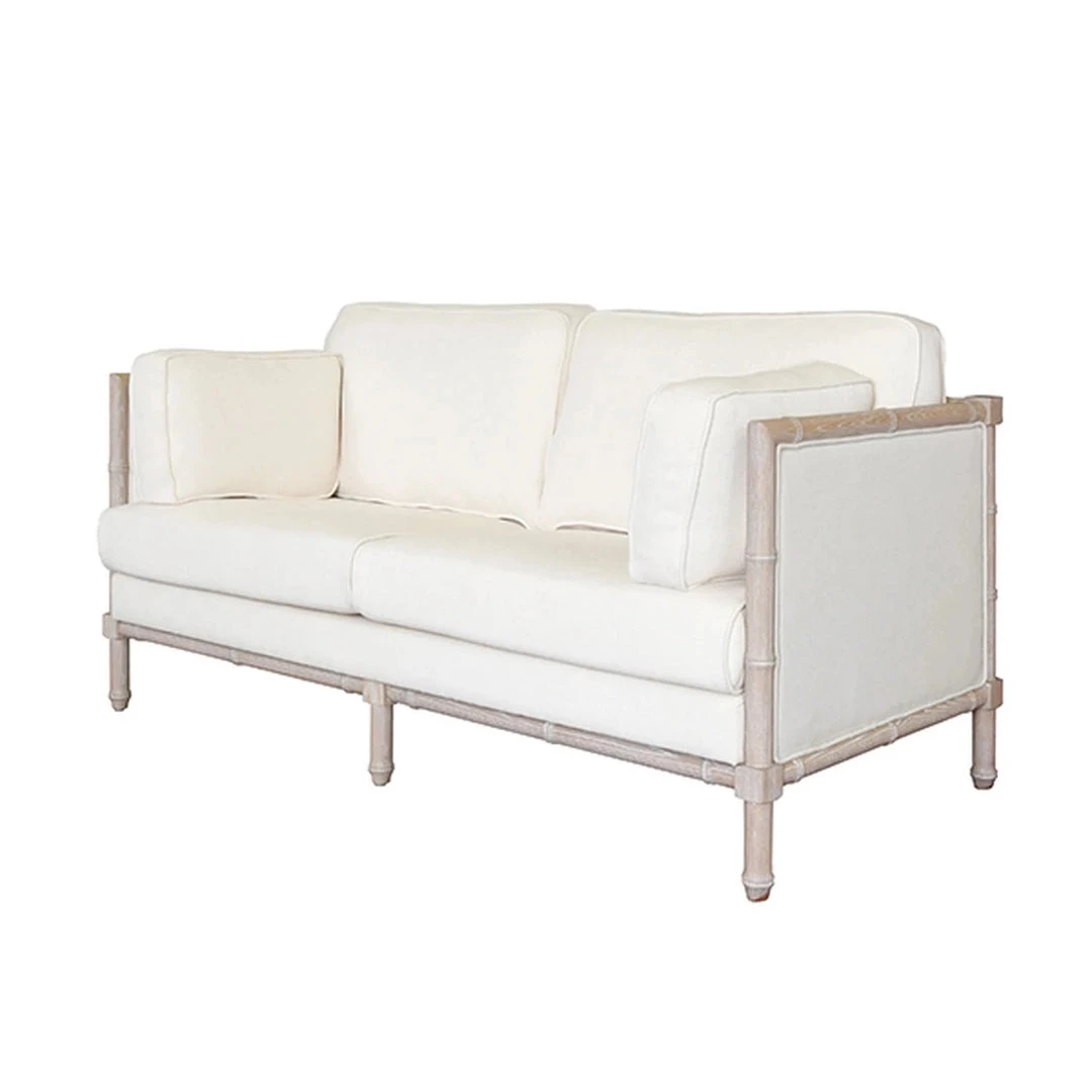 Worlds Away New Arrivals Ainsley Sofa Cerused Oak And Ivory 3 Worlds Away New Arrivals Ainsley Sofa Cerused Oak And Ivory