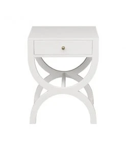 Worlds Away Alexis Side Table White Lacquer 9 Worlds Away Alexis Side Table White Lacquer