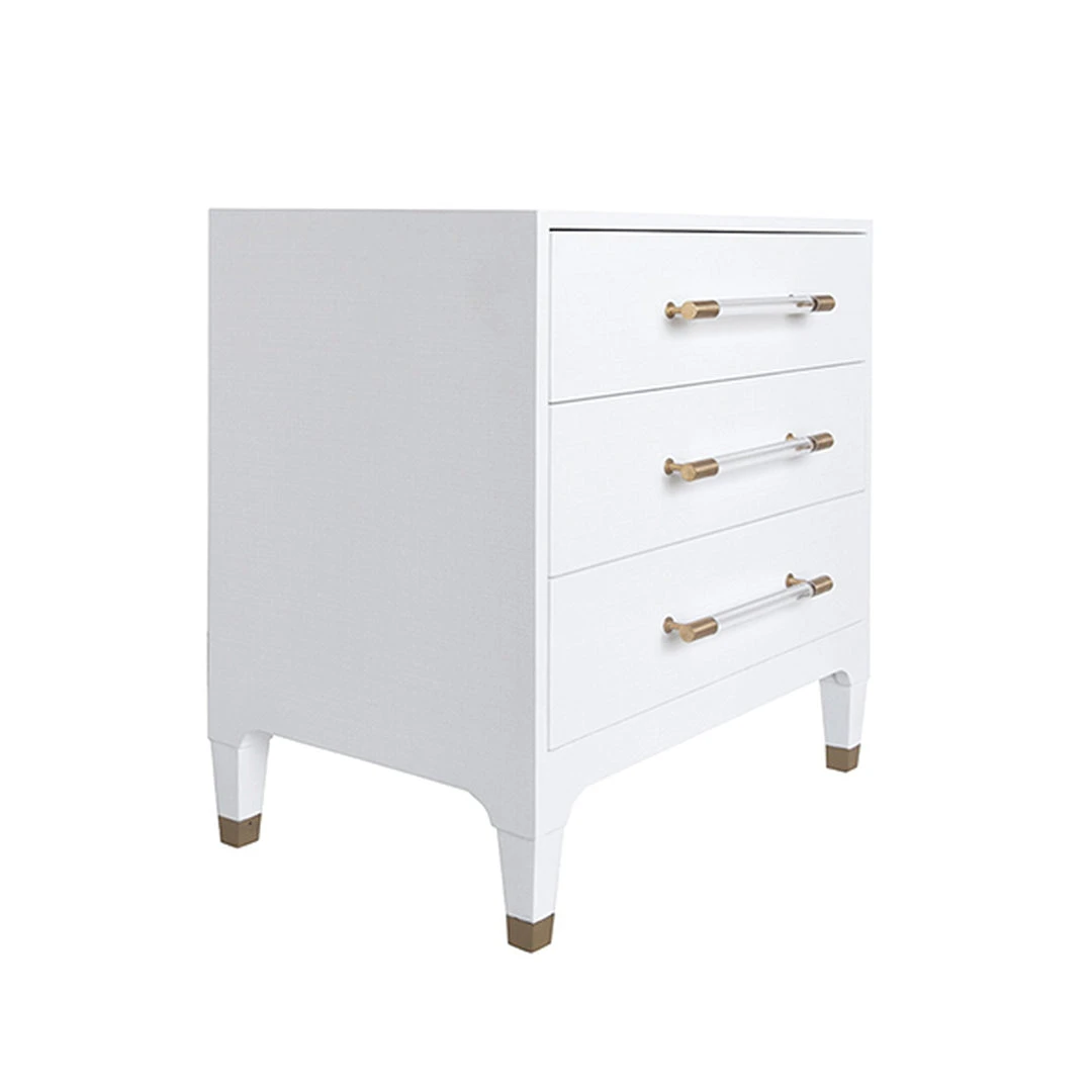 Worlds Away Amber Side Table White Linen Worlds Away Amber Side Table White Linen