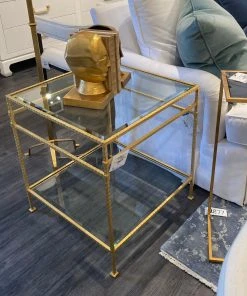 Worlds Away Amos Side Table Gold Leaf New Arrivals 10 Worlds Away Amos Side Table Gold Leaf New Arrivals