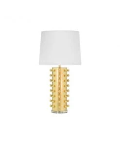Worlds Away Anita Table Lamp Gold Leaf