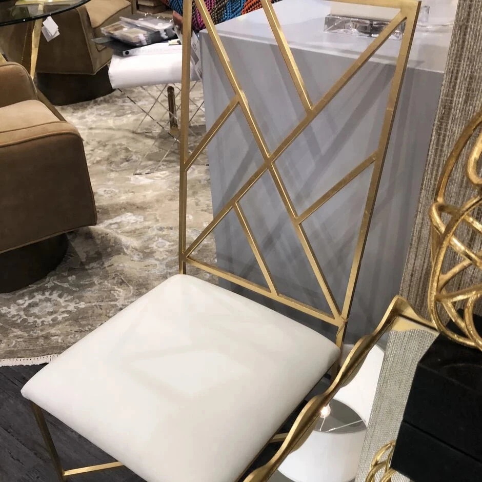 Worlds Away Ashton Chair Gold And White New Arrivals 4 Worlds Away Ashton Chair Gold And White New Arrivals