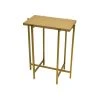 Worlds Away Avni Side Table Antique Brass And Beige Faux Shagreen New Arrivals