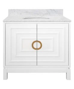 Worlds Away Bixby Vanity White New Arrivals