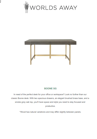 Worlds Away Boone Desk Smoke Grey 9 Worlds Away Boone Desk Smoke Grey