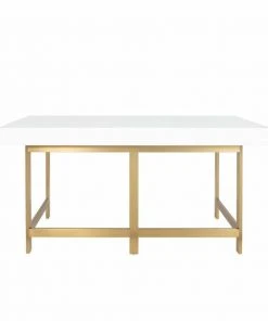 Worlds Away New Arrivals Boone Desk White