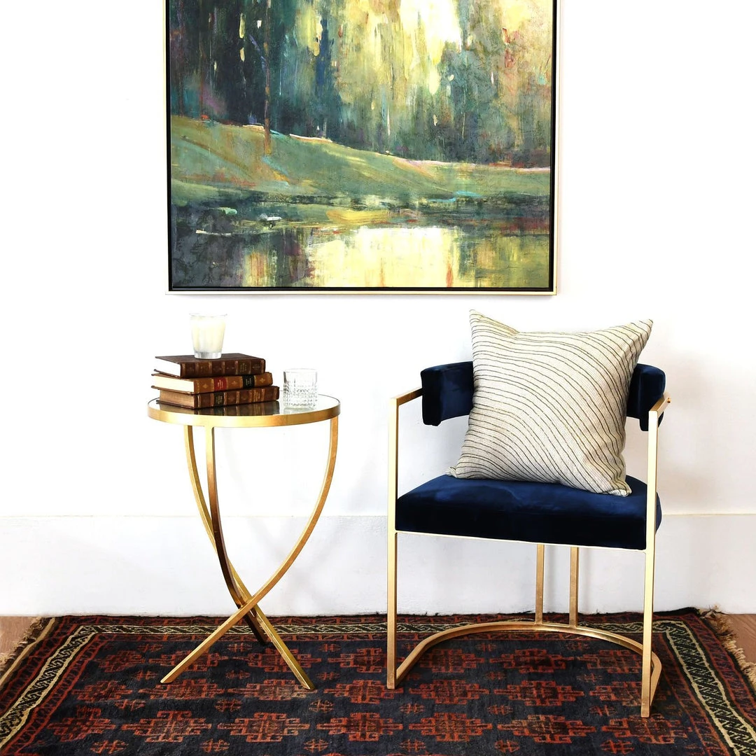 Worlds Away Brit Side Table Gold Leaf New Arrivals 4 Worlds Away Brit Side Table Gold Leaf New Arrivals