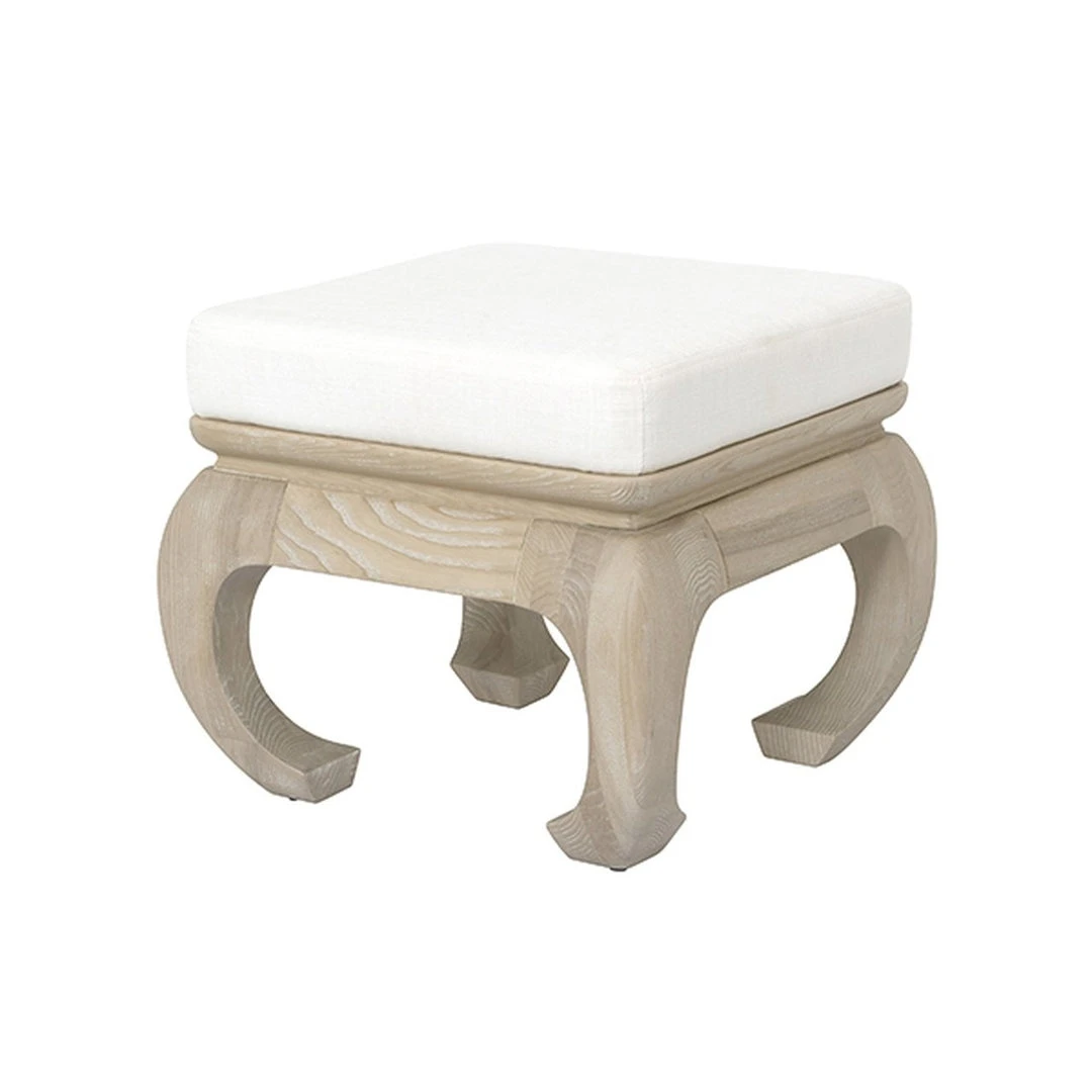 Worlds Away Claudia Stool Cerused Oak 3 Worlds Away Claudia Stool Cerused Oak
