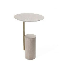 Worlds Away Cameo Side Table Cerused Oak New Arrivals