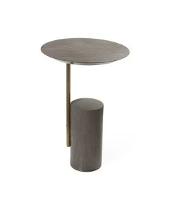 Worlds Away Cameo Side Table Smokey Grey New Arrivals