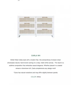 Worlds Away Carla Chest White 21 Worlds Away Carla Chest White