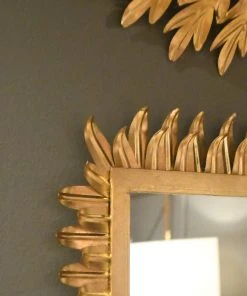 Worlds Away Caesar Rectangular Mirror Gold Leaf 11 Worlds Away Caesar Rectangular Mirror Gold Leaf