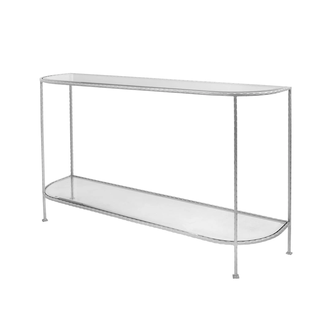 Worlds Away Chauncey Console Silver Leaf 3 Worlds Away Chauncey Console Silver Leaf