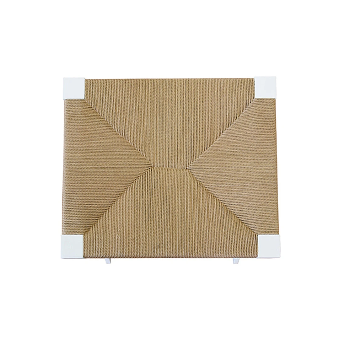 Worlds Away Conan Stool White 5 Worlds Away Conan Stool White