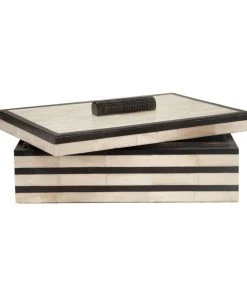 Worlds Away New Arrivals Concord Box Bone