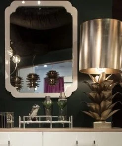 Worlds Away Arianna Table Lamp Silver Leaf New Arrivals