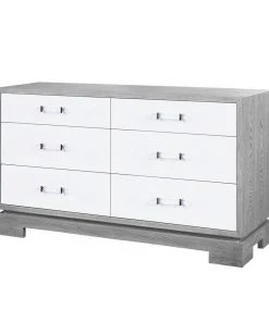 Worlds Away Crawford Dresser Grey Cerused Oak New Arrivals